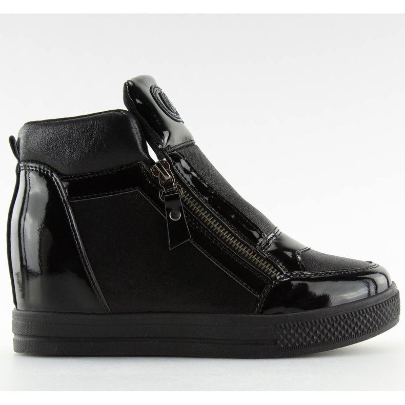 Tênis femininos negros R24-6 Preto