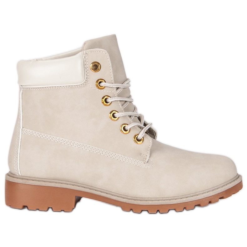 Botas de caminhada femininas bege
