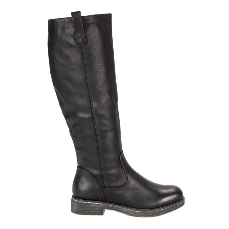 Super Me Botas femininas casuais preto