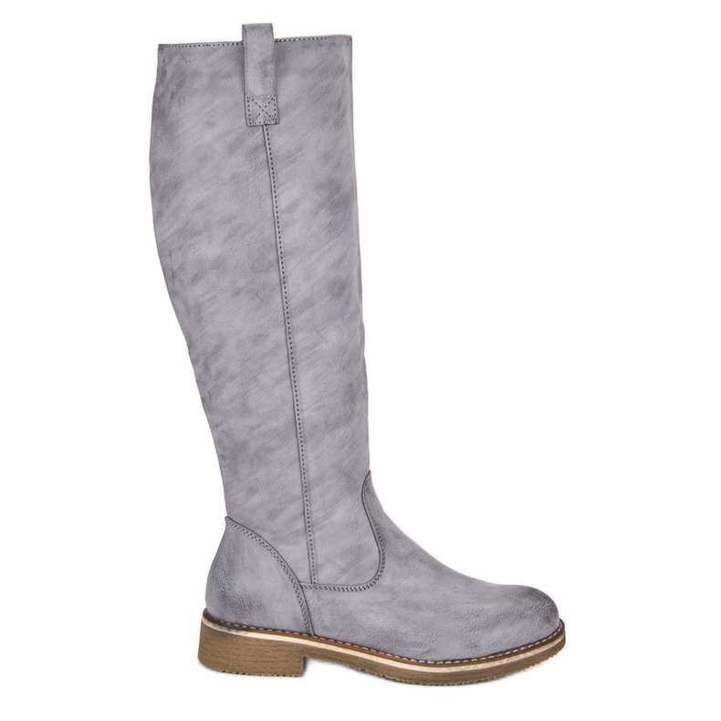 Super Me Botas femininas casuais azul
