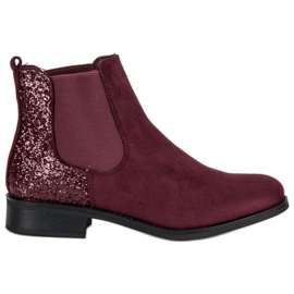 Seastar Botas jodhpur cor de vinho vermelho