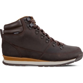 The North Face Os homens de volta para Berkeley Redux Leather 090 Castanho Chocolate Castanho Dourado marrom