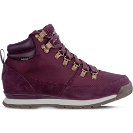 The North Face As mulheres de volta para Berkeley Redux 080 Fig Tin Gray roxo