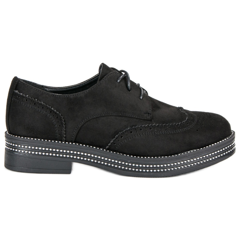 Seastar Sapatos de camurça da moda preto