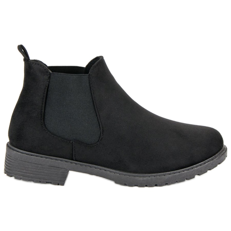 Botas chelsea baixas preto