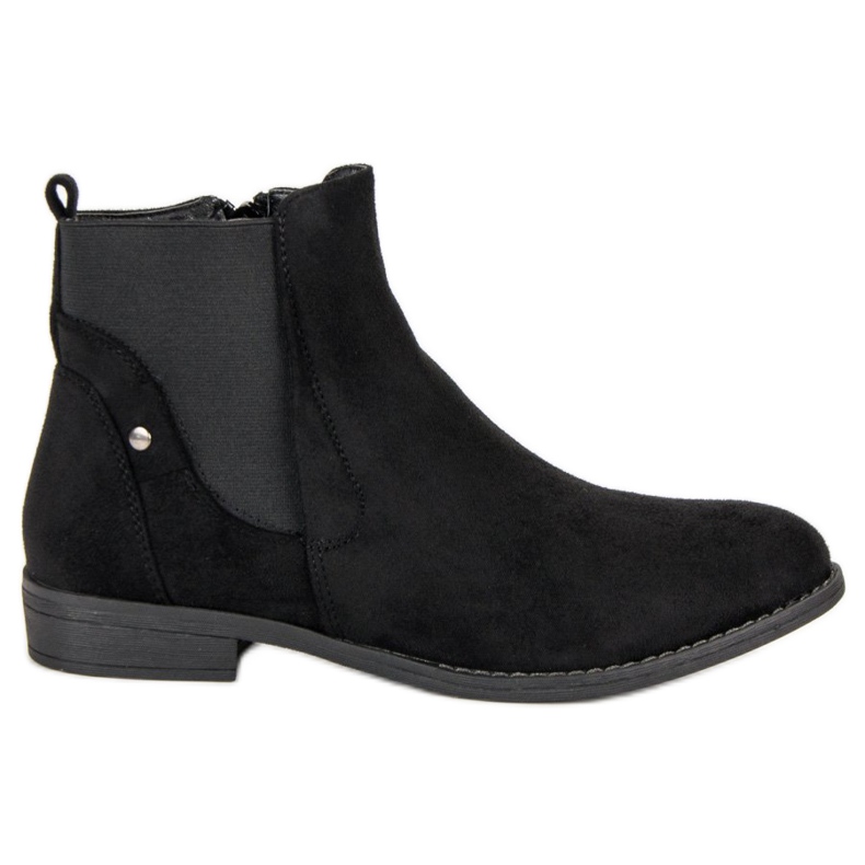 Groto Gogo Botas Jodhpur confortáveis preto