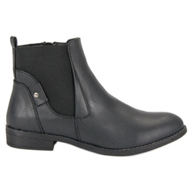 Groto Gogo Botas confortáveis ​​Botas Jodhpur preto