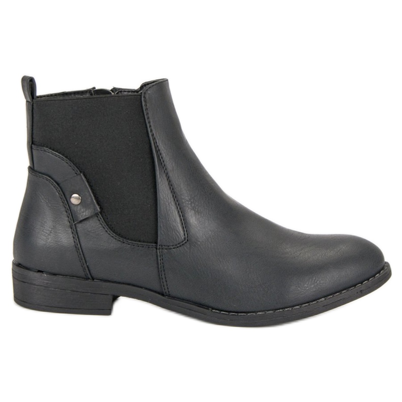 Groto Gogo Botas confortáveis ​​Botas Jodhpur preto