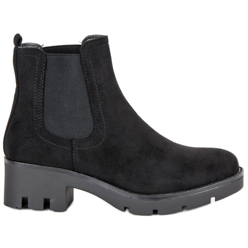 Seastar Botas Jodhpur de camurça preto