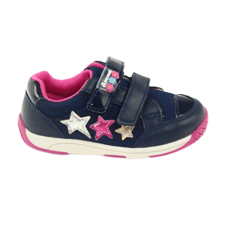 American Club Sapatos esportivos American ADI para crianças 6759 azul marinho