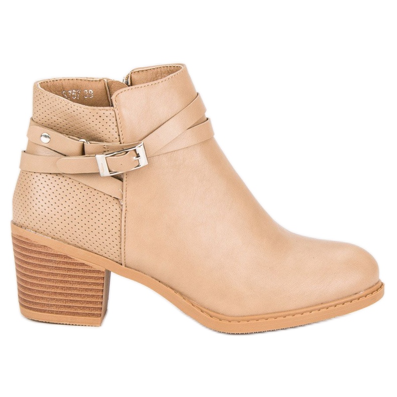 Abloom Botas bege no poste Abloom Botas bege no poste