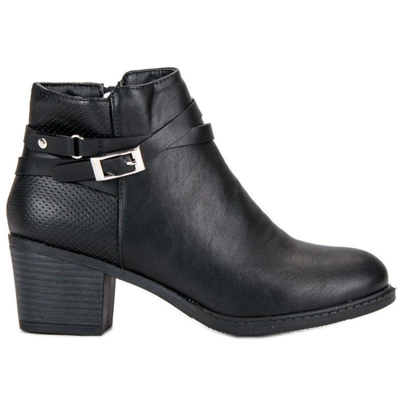 Abloom Botas pretas em um poste preto