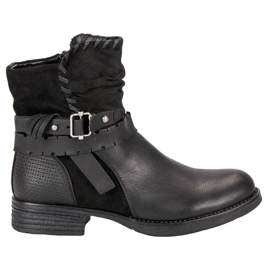 SDS Botas pretas trabalhadoras preto