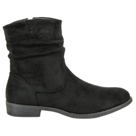 Groto Gogo Botas de camurça femininas preto Groto Gogo Botas de camurça femininas preto