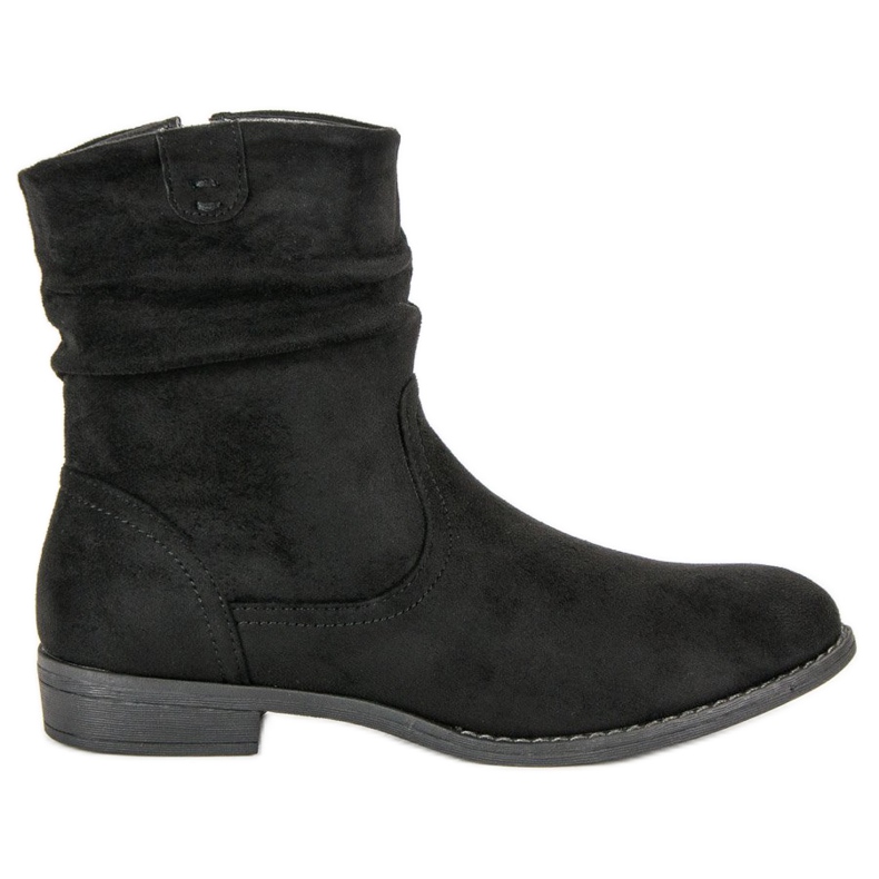 Groto Gogo Botas de camurça femininas preto