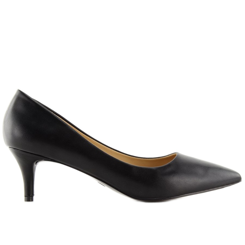 Bombas de salto baixo preto 123-3 preto