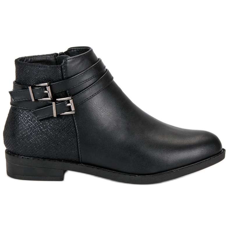 Anesia Paris Botas baixas femininas preto
