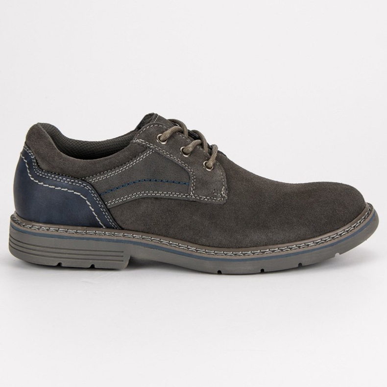 McKey Sapatos masculinos casuais cinza
