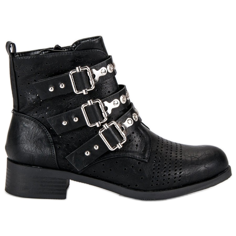 SDS Botas de trabalho elegantes preto