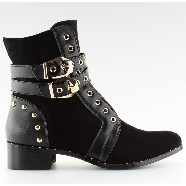Botas femininas pretas 9243 pretas preto