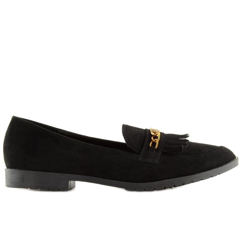 Mocassins pretos femininos negros HW308 Preto
