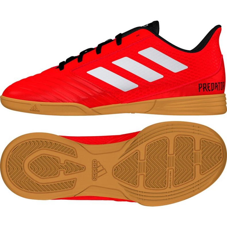 Sapatos de interior adidas Predator Tango 18.4 vermelho