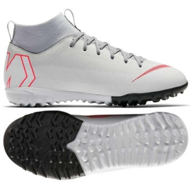 Chuteira Nike Mercurial SuperflyX 6 cinza Chuteira Nike Mercurial SuperflyX 6 cinza