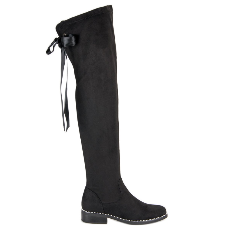 Seastar Botas Elegantes De Camurça preto
