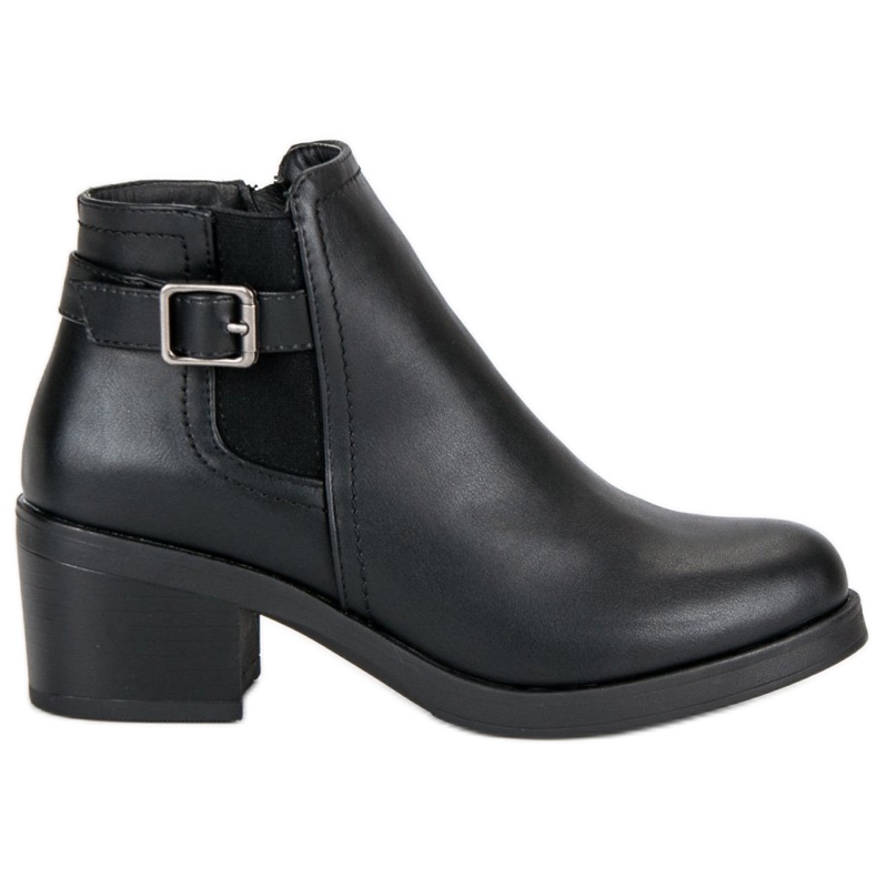 Anesia Paris Botas chelsea confortáveis preto