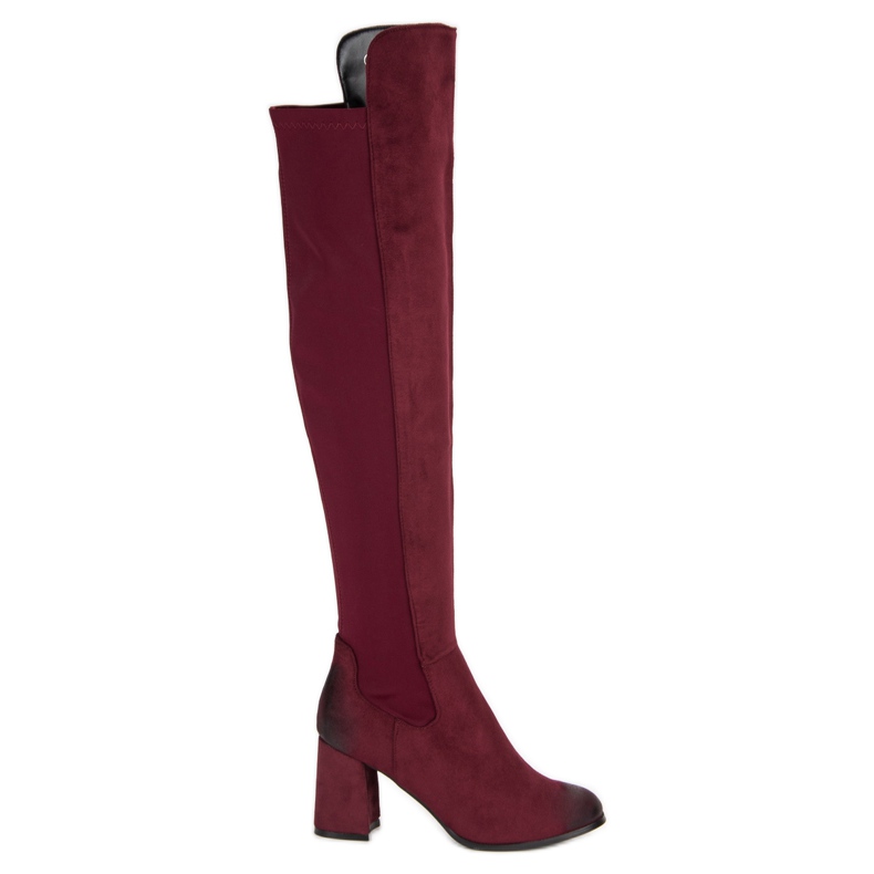 Botas VINCEZA marrom vermelho