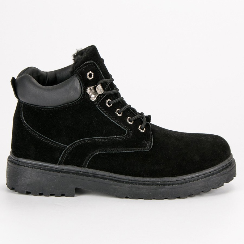 Original Walkman Shoes Botas de couro isoladas preto