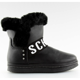 Botas de neve femininas negras NB239P-1 pretas preto Botas de neve femininas negras NB239P-1 pretas preto