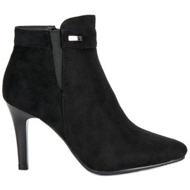 Groto Gogo Botas pretas de salto alto preto