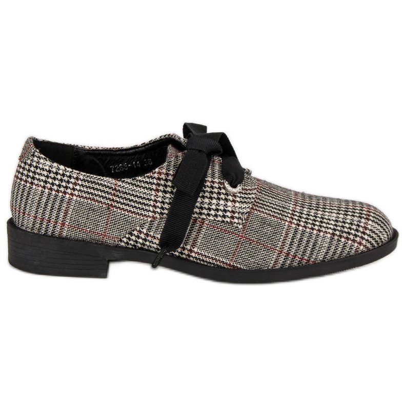 Tied Checked Shoes VICES cinza