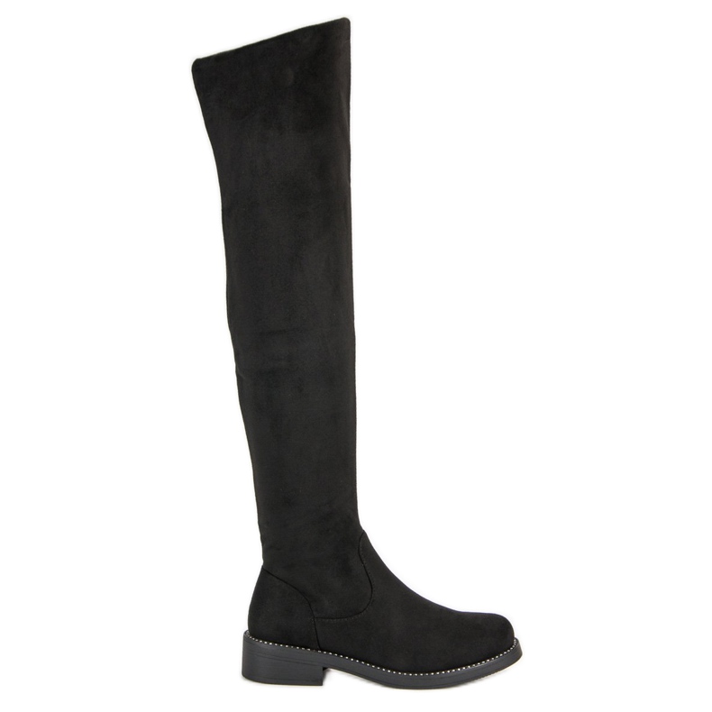 Super Me Botas femininas casuais preto