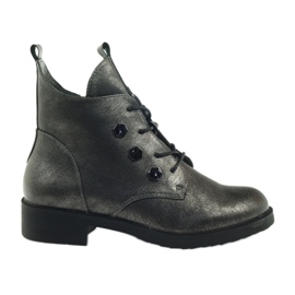 Botas com tachas Sergio Leone 308 cinza