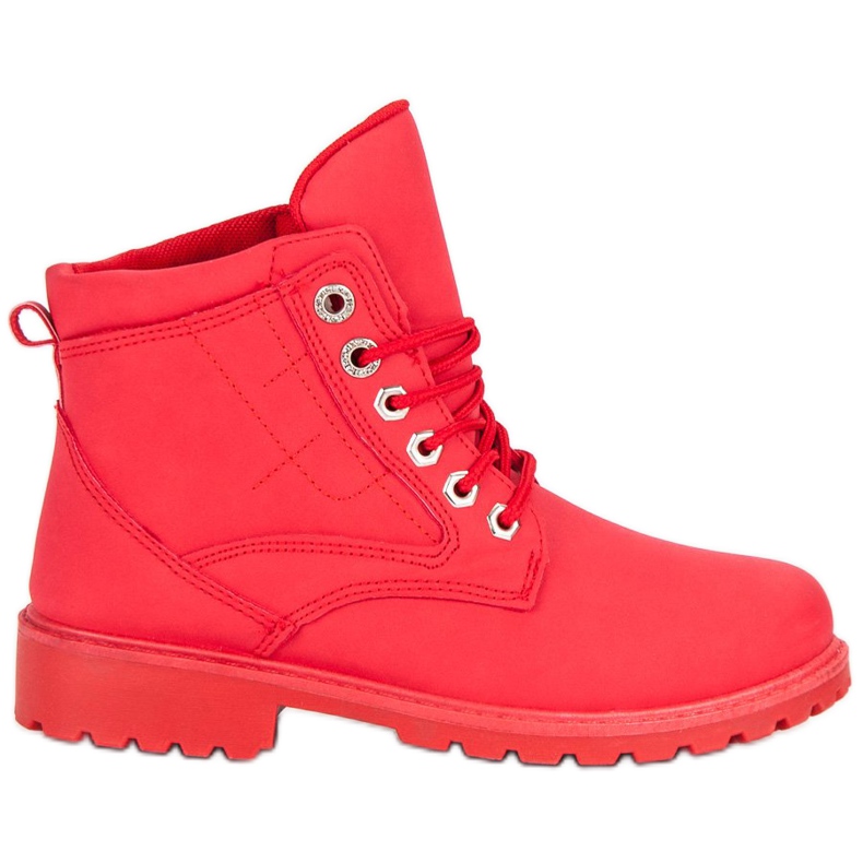 Botas mckey vermelhas vermelho