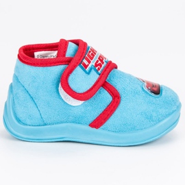 Chinelos de carro azul