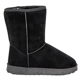 Botas de neve alta vinceza preto