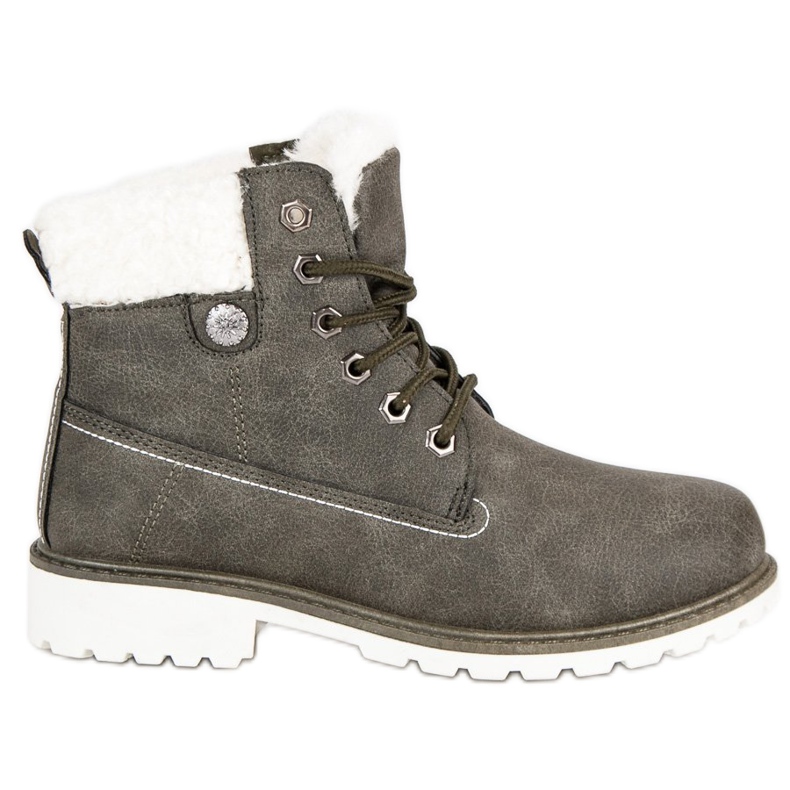 McKey Caçadores de pele caqui verde