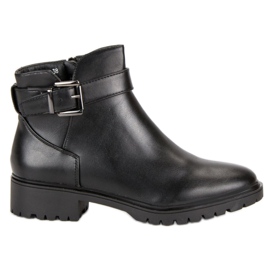 Vices Botas baixas com fivela preto