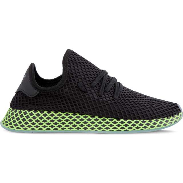 Adidas Corrida Deerupt Core Núcleo Negro Cinza Preto Azul