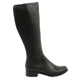Botas pretas com elástico Arka 7152 preto