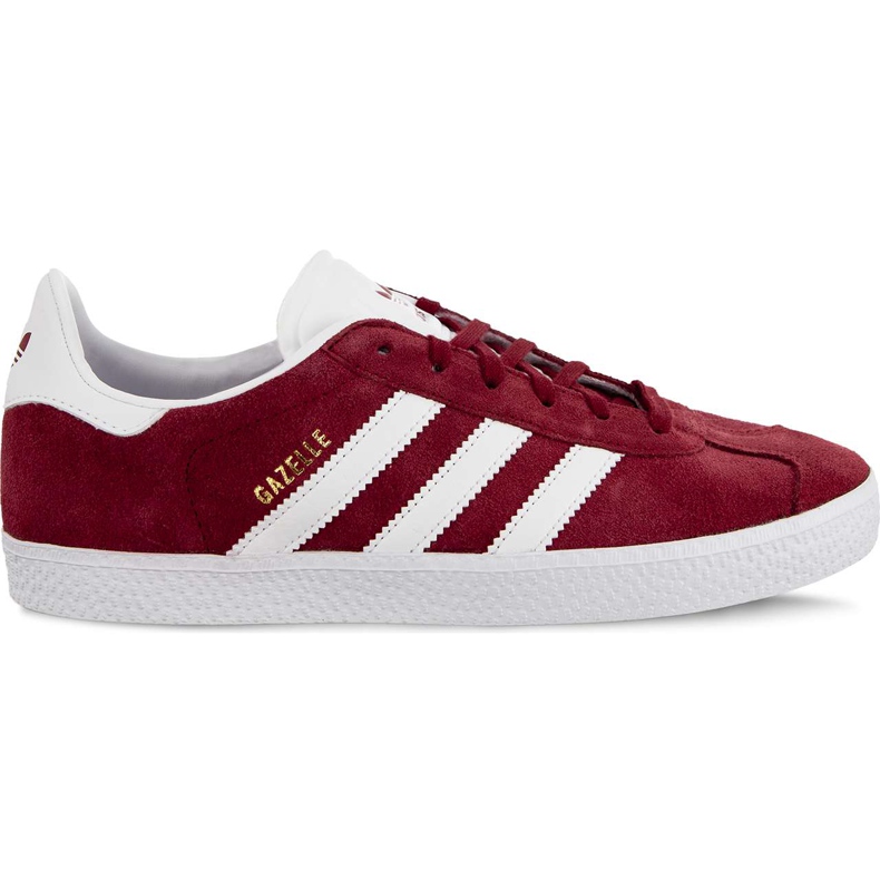 Adidas Gazelle J 874 Borgonha Collegiate Ftwr Branco Ftwr Branco vermelho