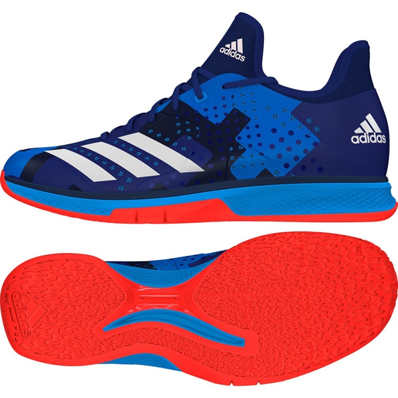 Sapato de andebol Adidas Counterblast multicolorido azul Sapato de andebol Adidas Counterblast multicolorido azul