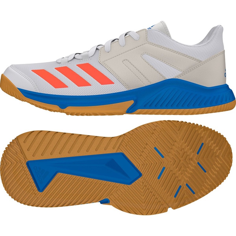 Sapato de handebol Adidas Essence M B22589 branco branco