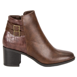 Filippo Botas clássicas de salto alto marrom