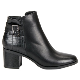 Filippo Botas clássicas de salto alto preto