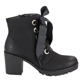 Botas vinceza pretas elegantes preto