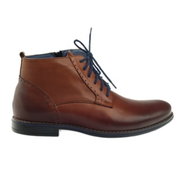 Botas de inverno com zíper, Nikopol 677 marrom castanho